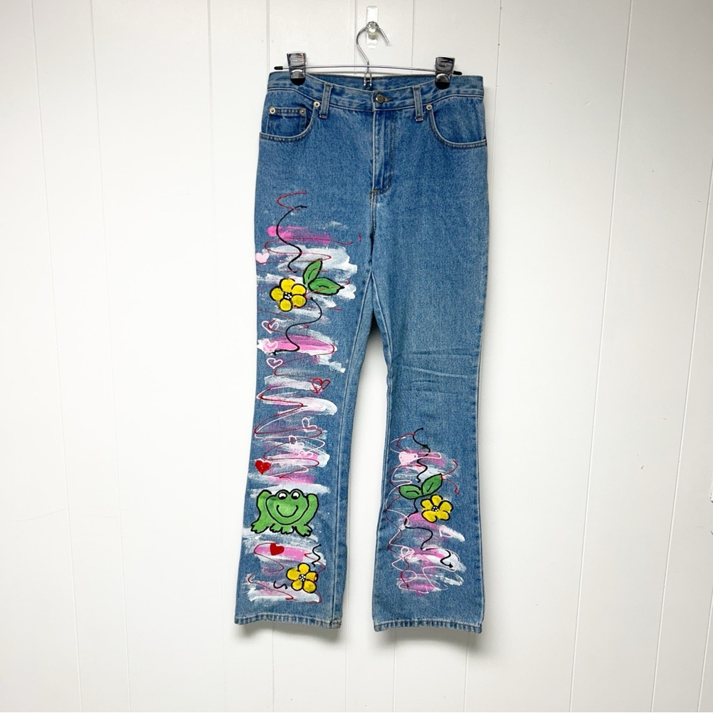 Shane Lee Inc Straight Leg Painted Jeans Made in the USA 8